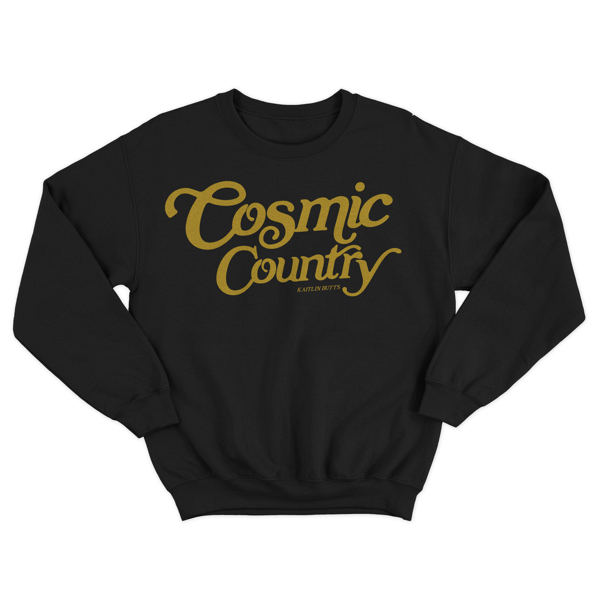 Black Cosmic Country Sweater