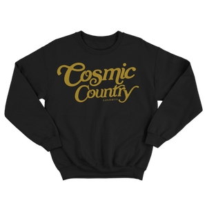 Black Cosmic Country Sweater