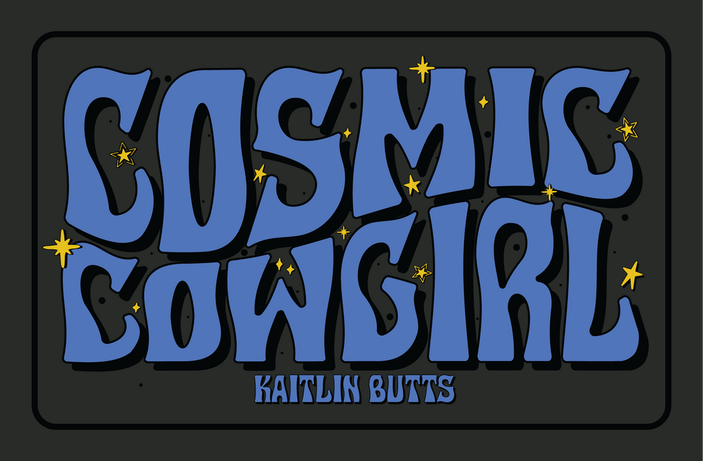 Cosmic Cowgirl Bumper Sticker